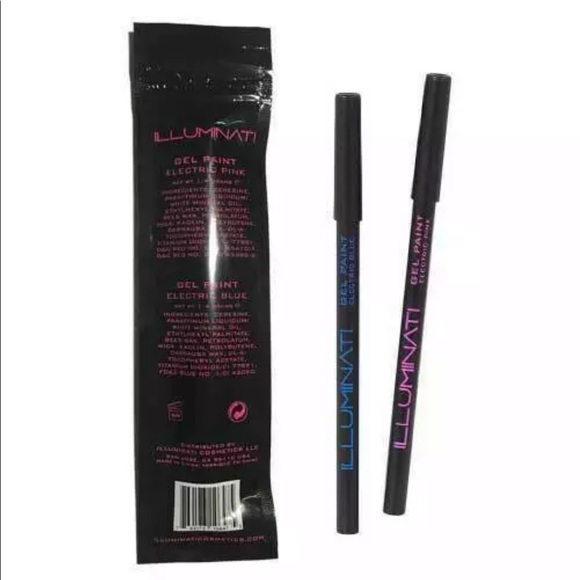 ILLUMINATI GEL PAINT ELECTRIC PINK & BLUE DUO - Picture 2 of 2